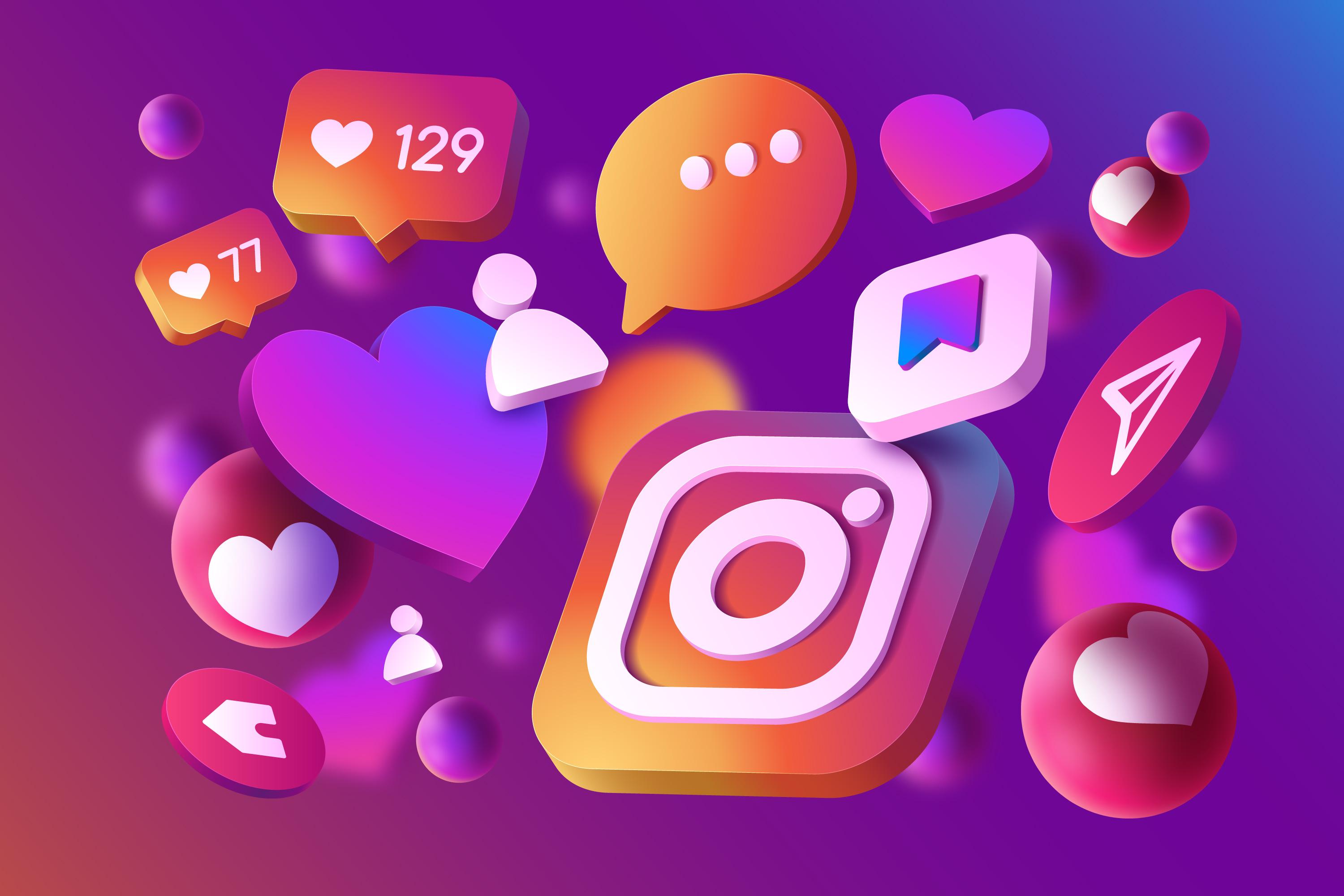 Social media background